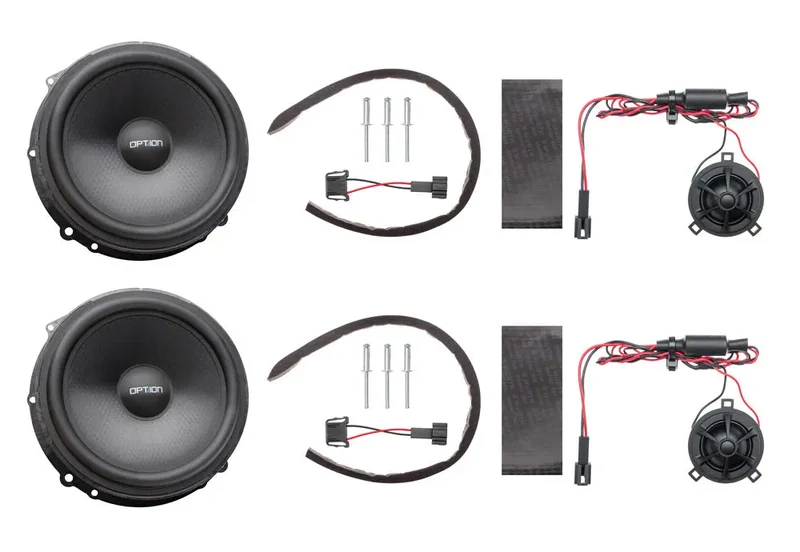 OPTION SET-135 – Système audio complet Cupra Formentor (4CH Standard) avec DSP, haut-parleurs avant et arrière + subwoofer