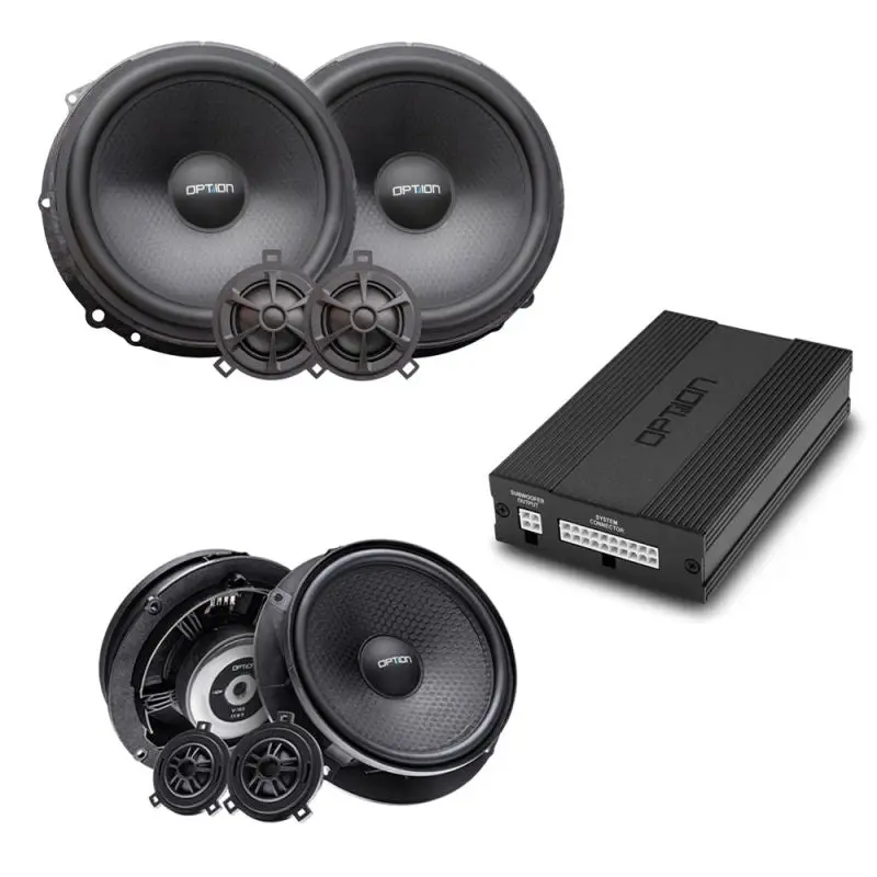OPTION SET-134 – Système audio complet Cupra Formentor (4CH Standard) avec DSP, haut-parleurs avant et arrière