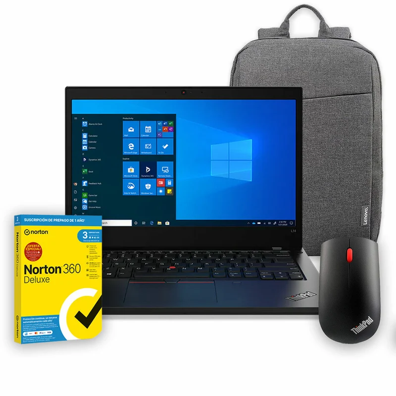 Ordinateur portable Lenovo L14 14" AMD Ryzen 5 5500U 16 Go RAM 512 Go SSD Qwerty espagnol