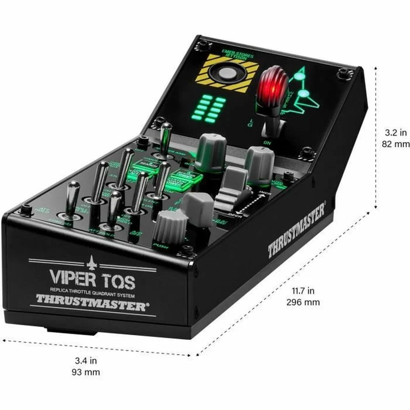 Contrôle de jeu Thrustmaster 4060255 Noir PC