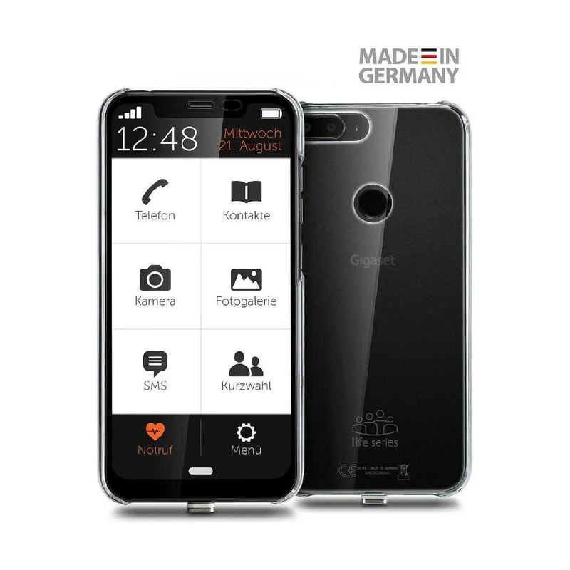 Smartphone Gigaset GS195LS Tableur SC9863A ARM Cortex-A55 2 Go RAM 32 Go Noir