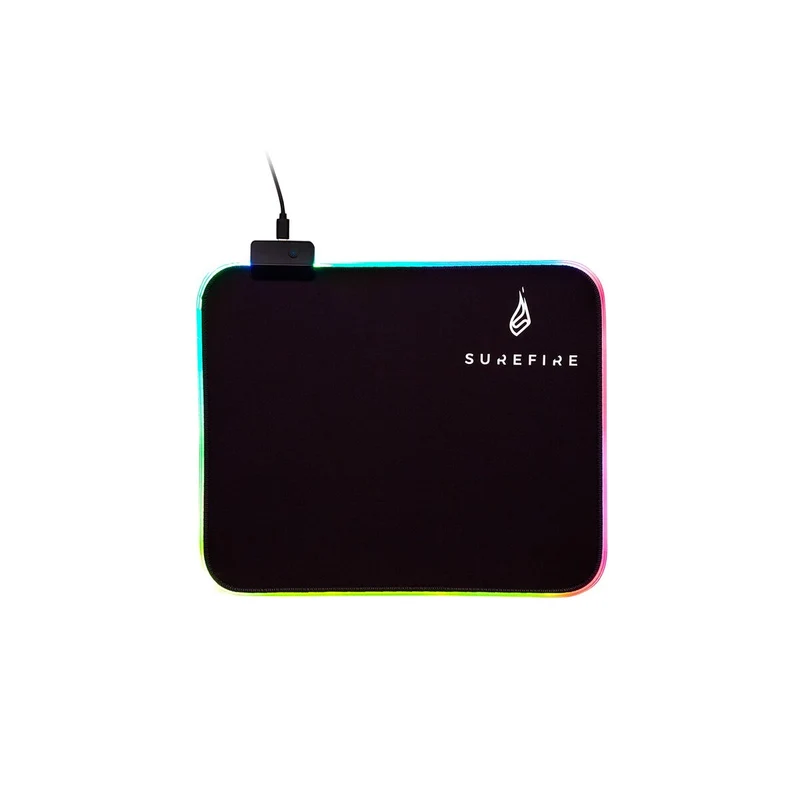 Tapis de souris de jeu Verbatim Surefire Gaming SIlent Flight RGB-320 Noir 32 x 26 cm