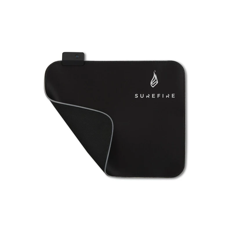 Tapis de souris de jeu Verbatim Surefire Gaming SIlent Flight RGB-320 Noir 32 x 26 cm