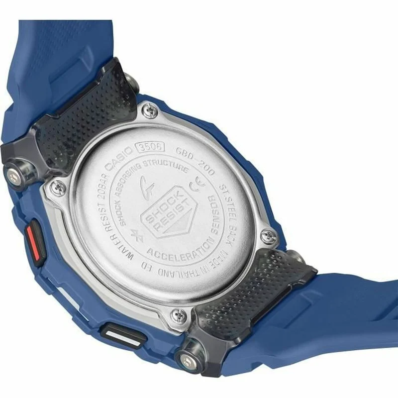 Montre intelligente Casio GBD-200-2ER bleu noir