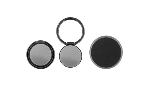 Support aimanté pour grille d'aération avec bague rotative