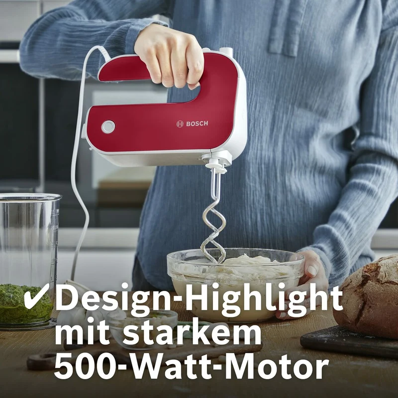 Mixeur/Pâtissier BOSCH MFQ40303 Rouge 500 W 500W