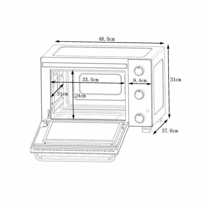 Réchaud de camping Continental Edison CEMF28B2 1500 W