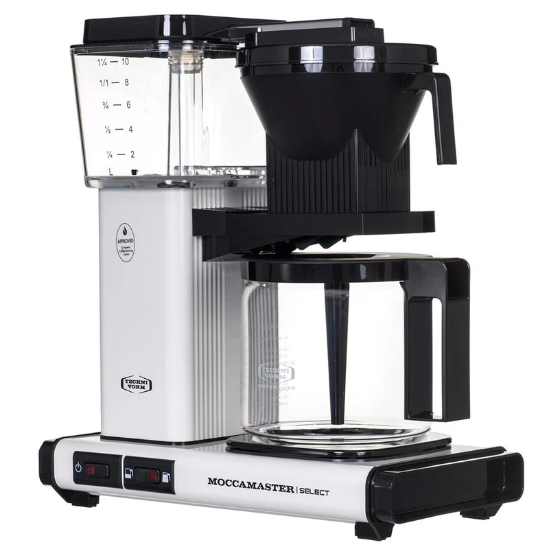 Machine à café filtre Moccamaster KBG SELECT blanc noir 1520 W 1,25 L