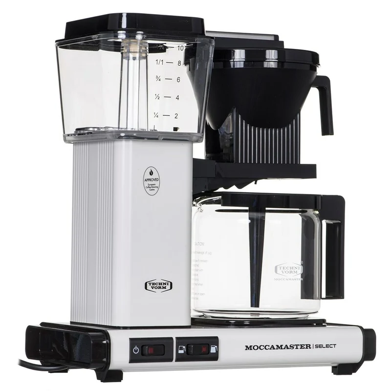 Machine à café filtre Moccamaster KBG SELECT blanc noir 1520 W 1,25 L