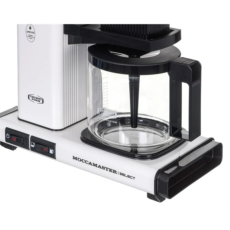 Machine à café filtre Moccamaster KBG SELECT blanc noir 1520 W 1,25 L