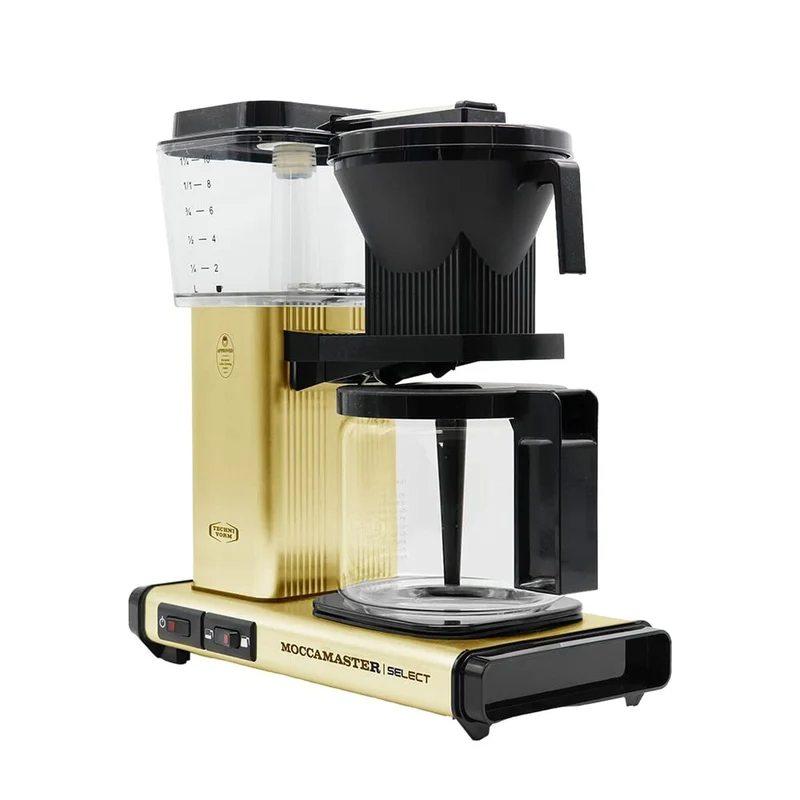 Machine à café filtre Moccamaster KBG 741 AO laiton blanc 1,25 L
