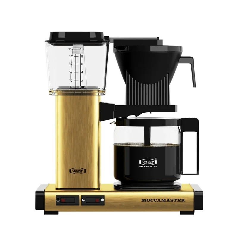 Machine à café filtre Moccamaster KBG 741 AO laiton blanc 1,25 L