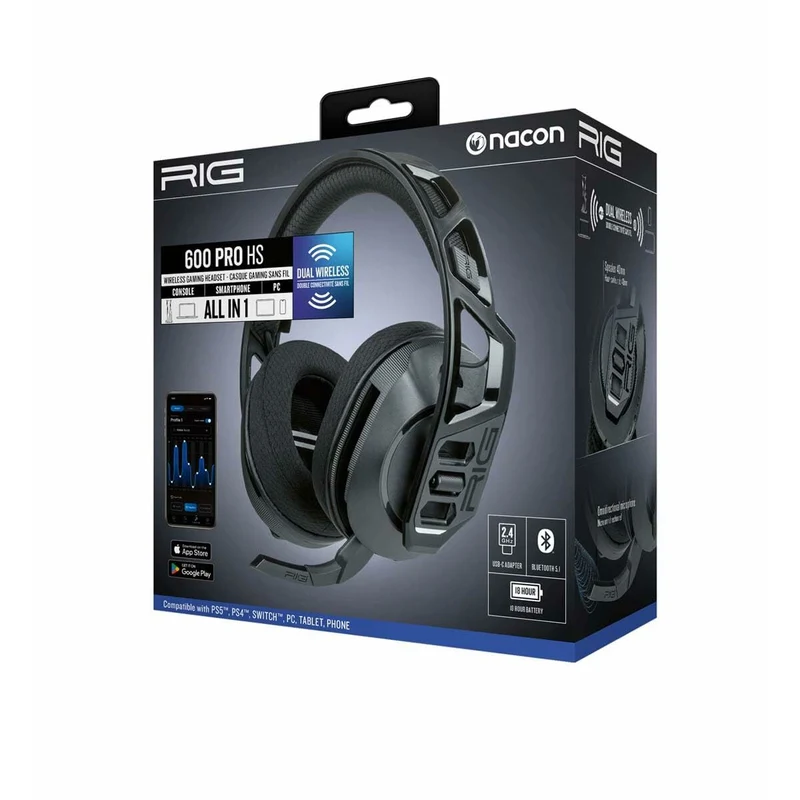 Casque de jeu avec microphone Nacon RIG600PROHS