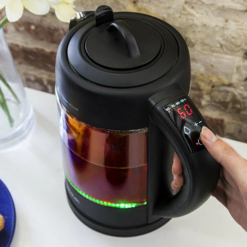 Bouilloire et Bouilloire Électrique Cecotec ThermoSense 390 Transparent 2200W 1,7 L Noir Acier inoxydable 2200 W 1850-2200 W 1,7 L