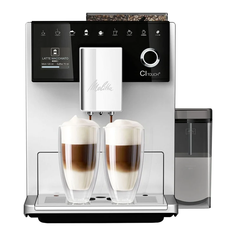 Cafetière superautomatique Melitta F 630-101 1400W Argent 1400 W 15 bar 1,8 L