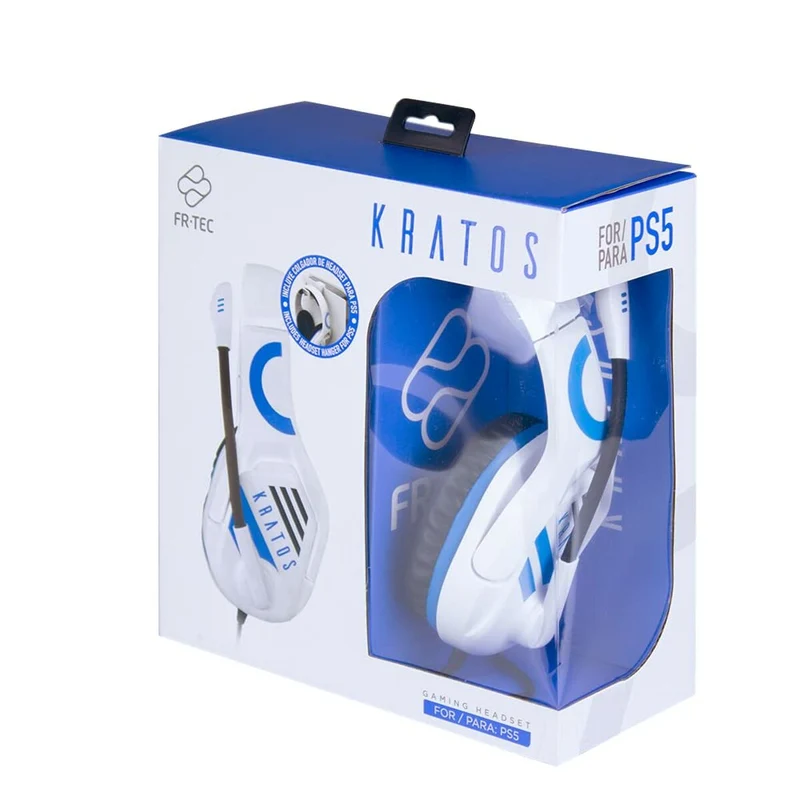Casque de jeu avec microphone FR-TEC FT2016 blanc