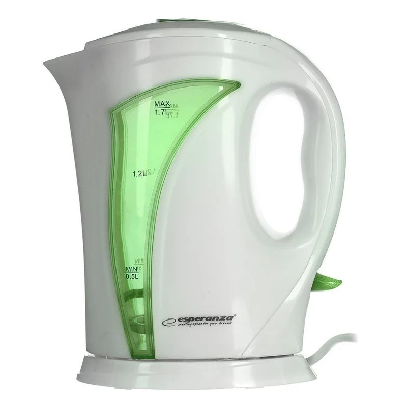 Bouilloire Esperanza EKK018G Blanc Vert Multicolore Plastique 2200 W 1,7 L