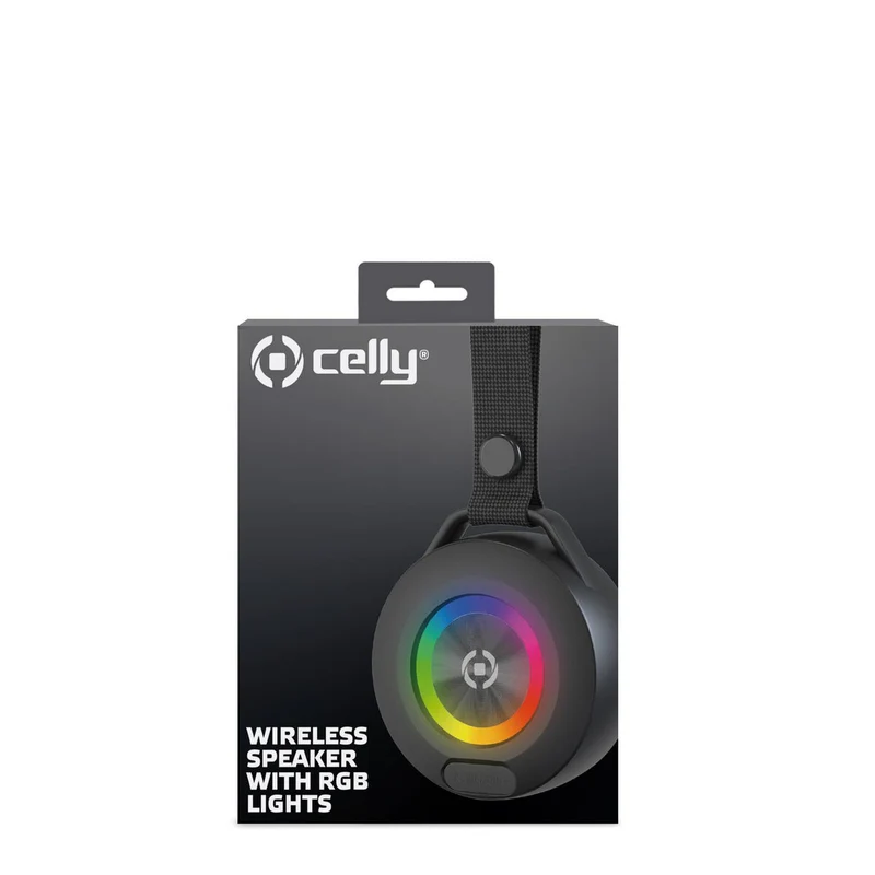 Enceintes Bluetooth Celly LIGHTBEATBK Noir