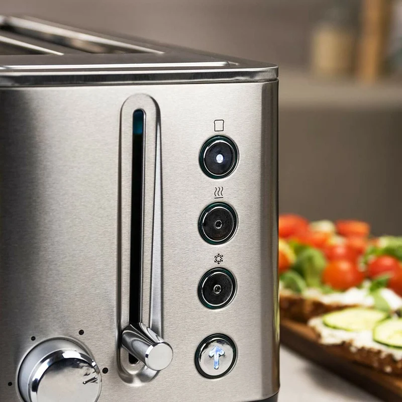 Grille-pain Cecotec BigToast 3084 Acier inoxydable 1000 W Double fente