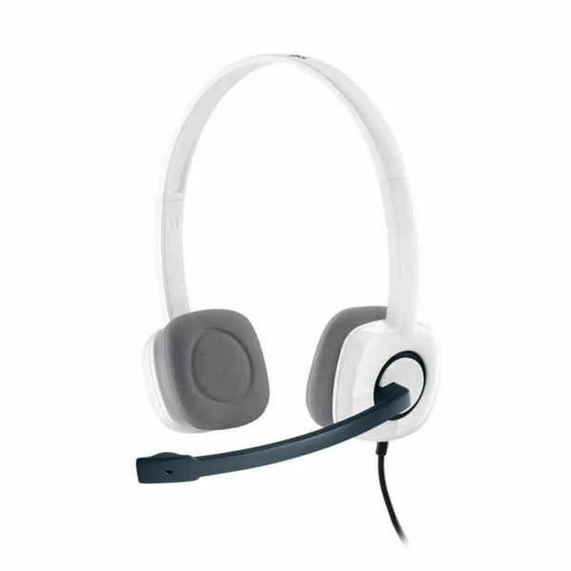 Casque avec microphone Logitech blanc