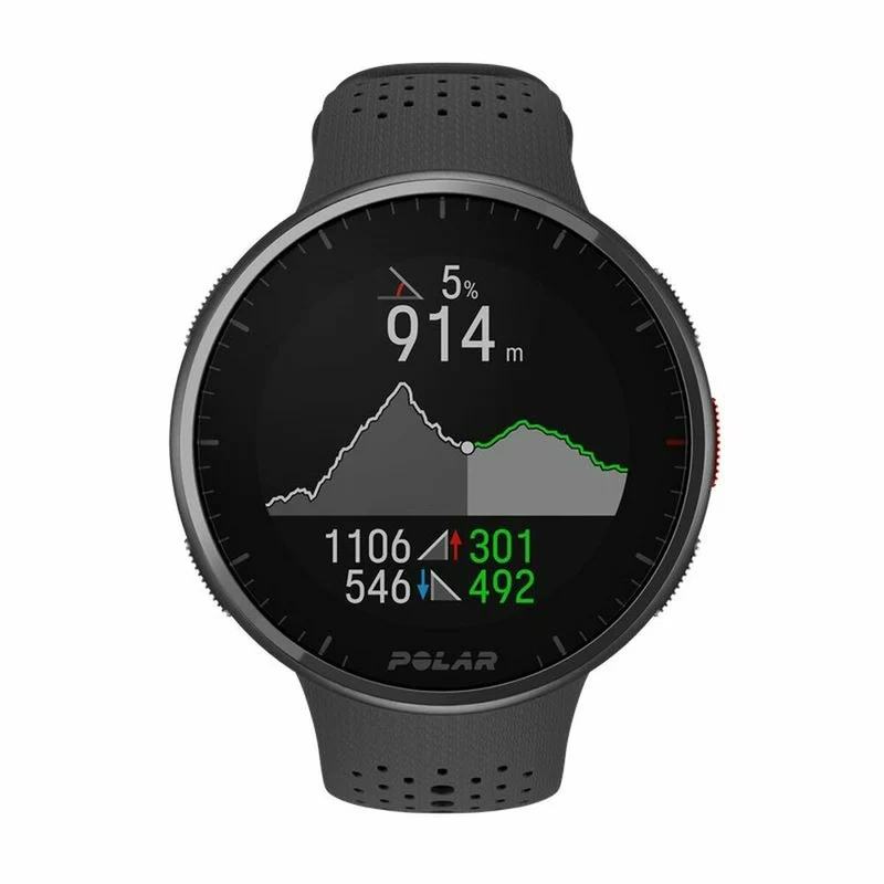 Montre intelligente polaire noir 1,2"