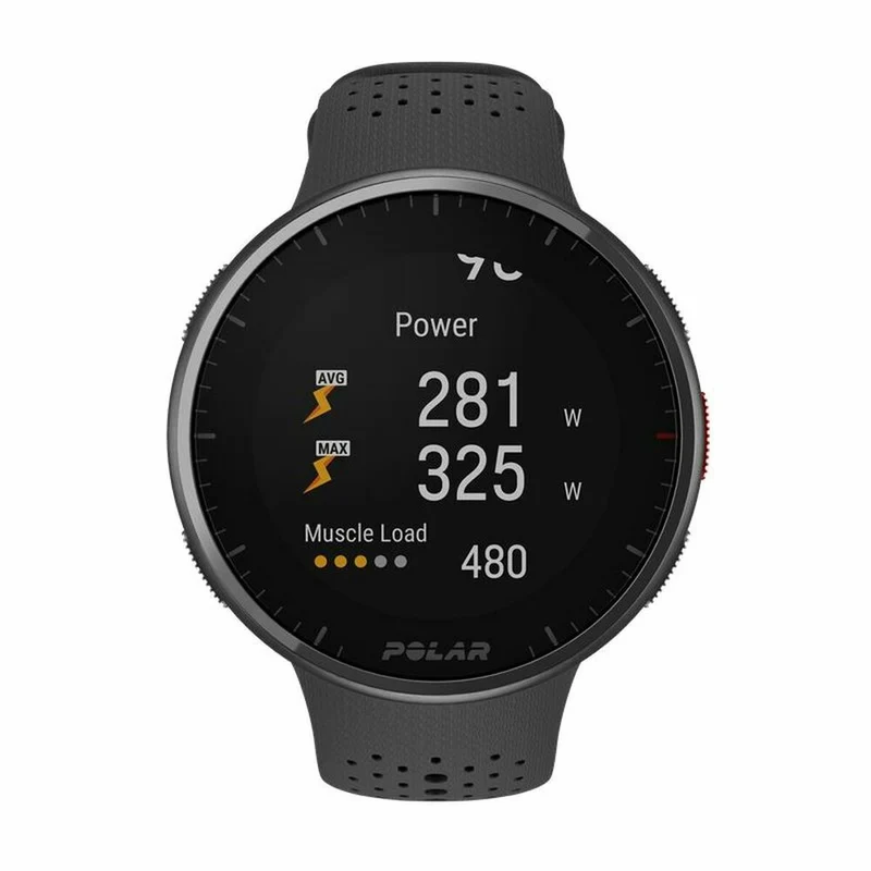 Montre intelligente polaire noir 1,2"