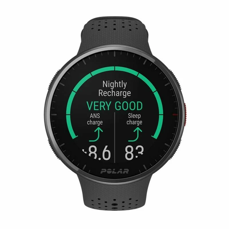 Montre intelligente polaire noir 1,2"