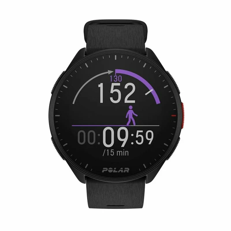 Montre intelligente avec podomètre Polar Noir 1,2" Ø 45 mm