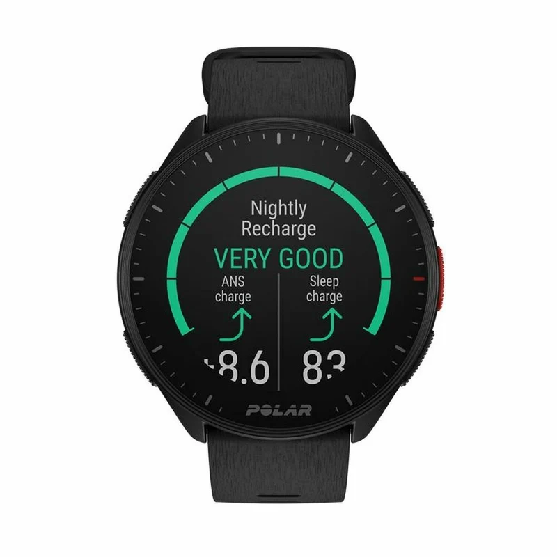 Montre intelligente avec podomètre Polar Noir 1,2" Ø 45 mm