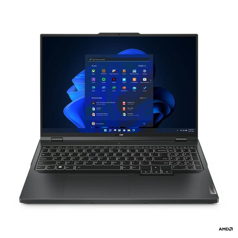 Ordinateur portable Lenovo Legion Pro 5 16" AMD Ryzen 7 7745HX 16 Go de RAM 512 Go SSD Nvidia Geforce RTX 4060 Qwerty US