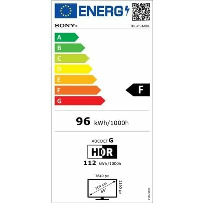 Télévision Sony XR-65A80L 4K Ultra HD 65" HDR OLED QLED