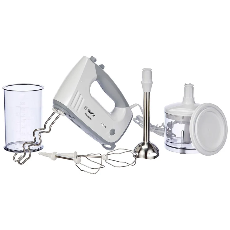 Mixeur plongeant BOSCH MFQ36480 Blanc Gris 450 W
