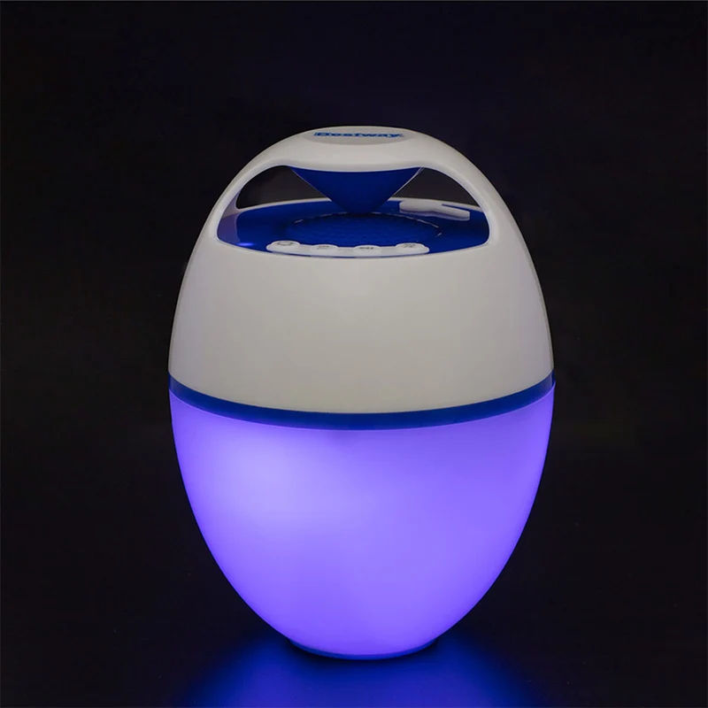 Enceinte flottante sans fil avec LED Bestway Blanc 6 W