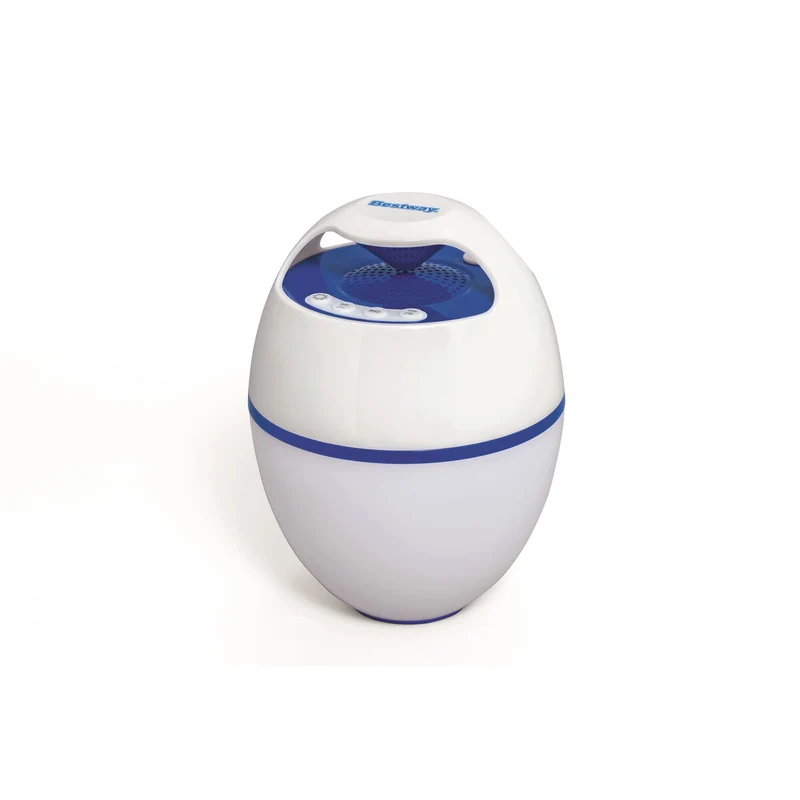 Enceinte flottante sans fil avec LED Bestway Blanc 6 W