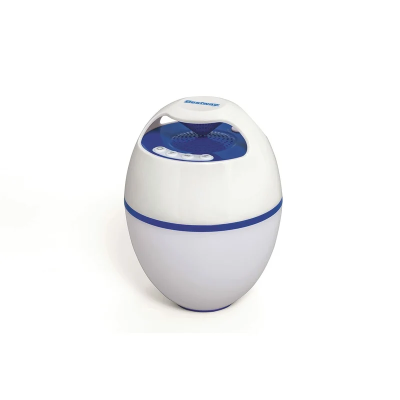 Enceinte flottante sans fil avec LED Bestway Blanc 6 W