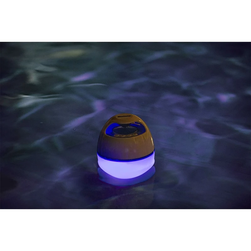 Enceinte flottante sans fil avec LED Bestway Blanc 6 W