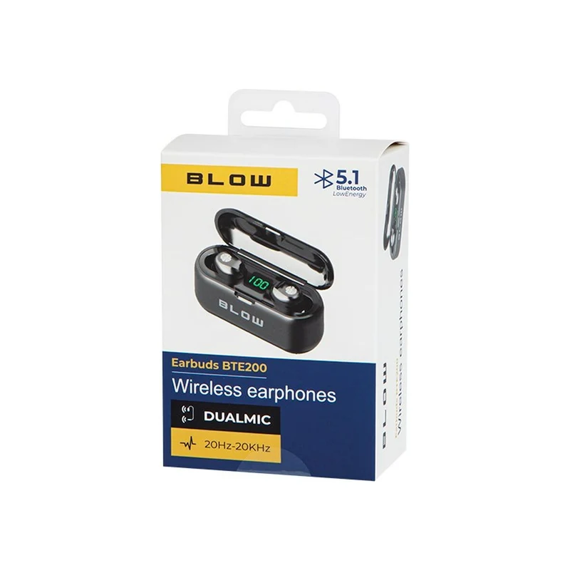 Écouteurs intra-auriculaires Bluetooth Blow BTE200 Noir