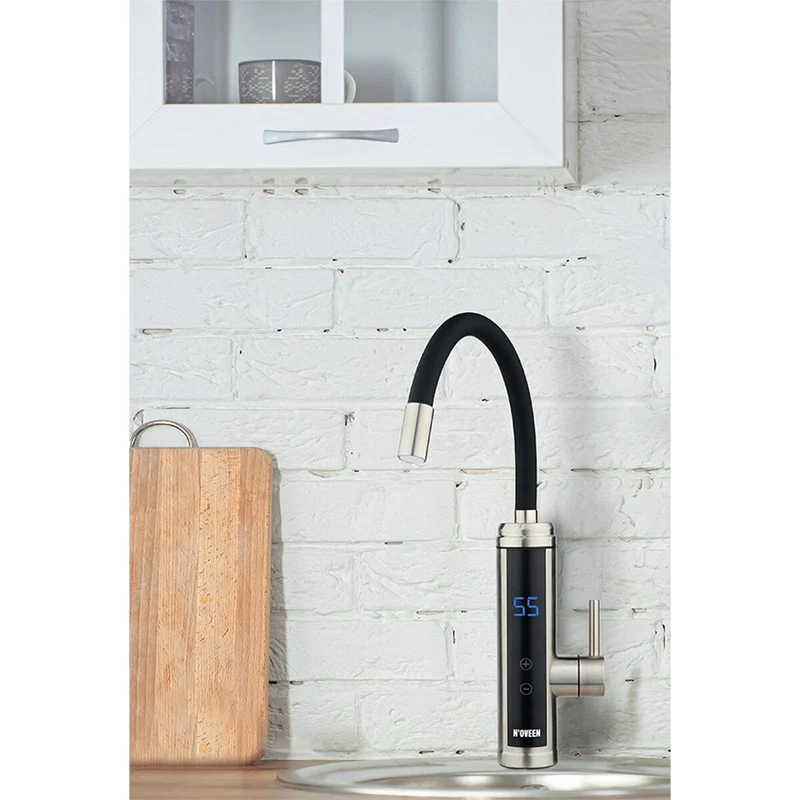 Bouilloire N'oveen PODGRZEWACZ IWH955 Noir Argent Acier inoxydable 3600 W 3000 W