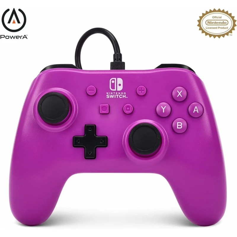 Contrôle de jeu Powera GRAPE Violet Nintendo Switch