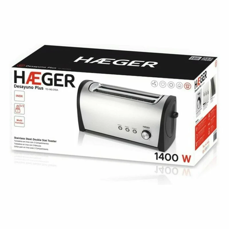 Grille-pain Haeger TO-14D.010A 1400 W gris