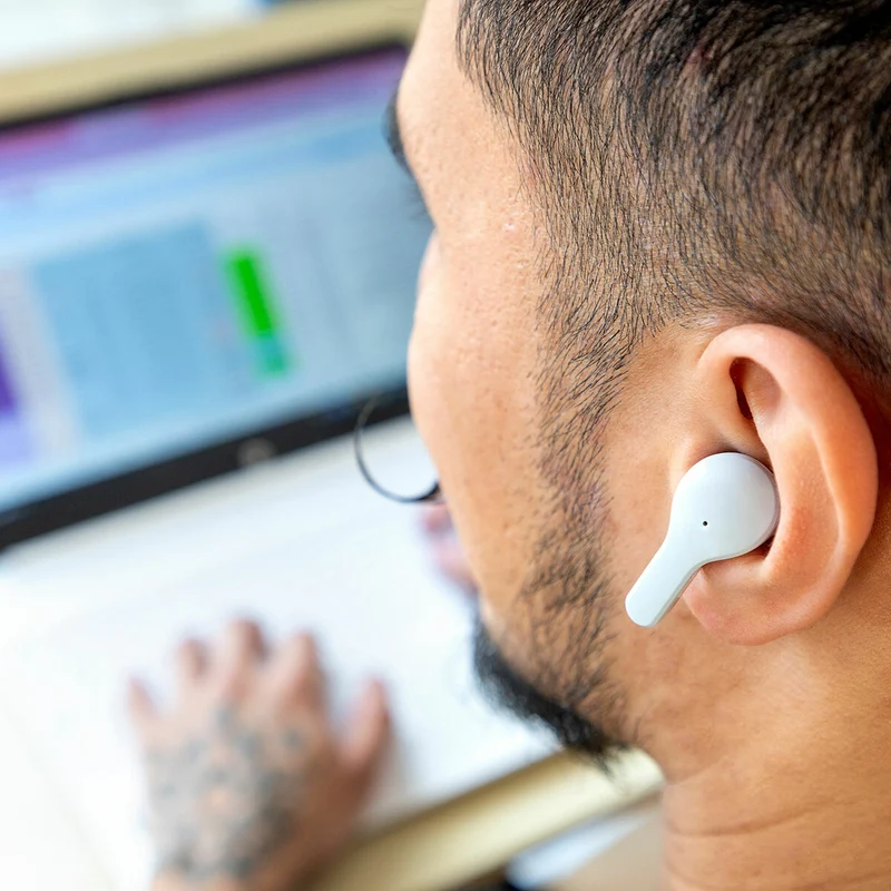 Écouteurs sans fil avec étui de chargement gris InnovaGoods