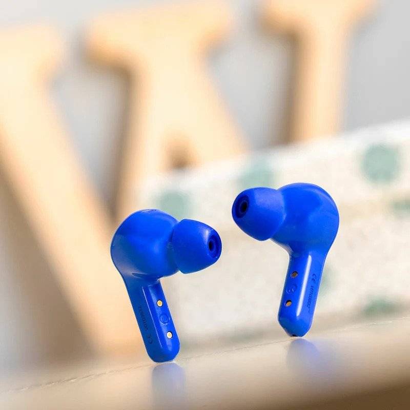 Écouteurs sans fil avec étui de chargement bleu InnovaGoods