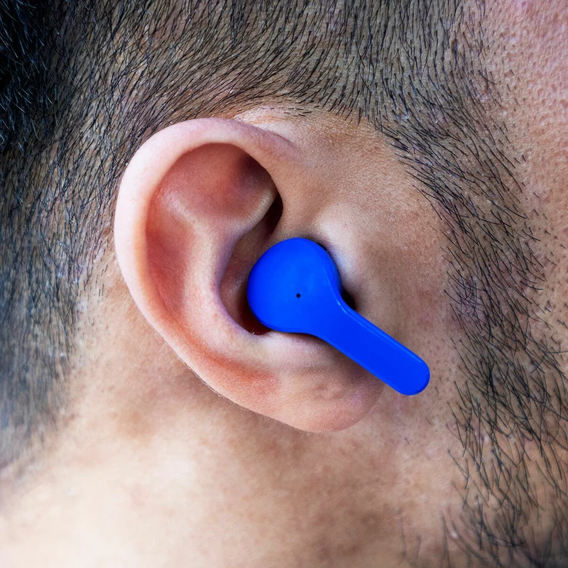 Écouteurs sans fil avec étui de chargement bleu InnovaGoods