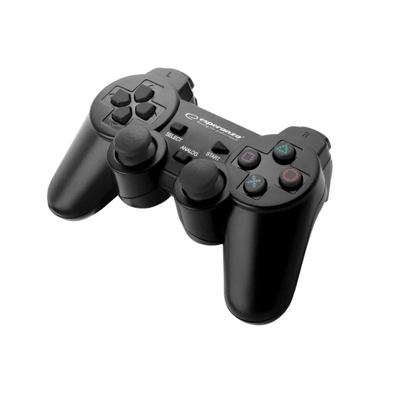 Contrôle de jeu Esperanza EGG107K PlayStation 3 PC USB 2.0 Noir