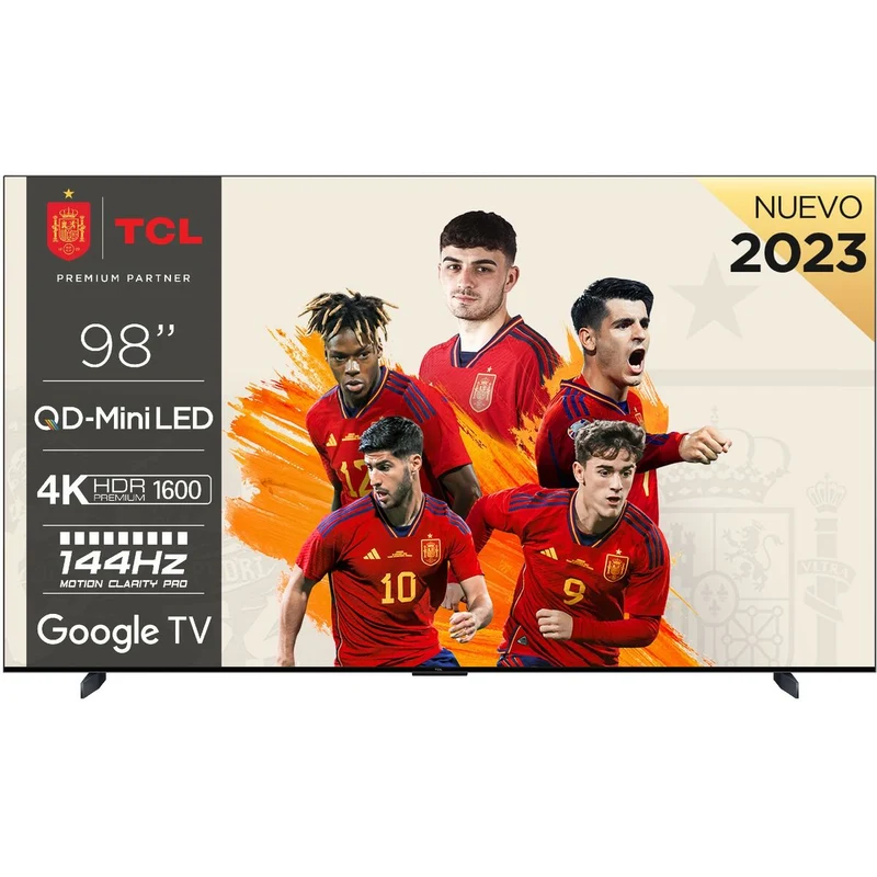 Téléviseur intelligent TCL 98C805 4K Ultra HD 98" LED AMD FreeSync