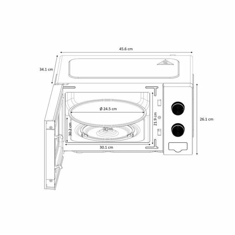 Micro-ondes Océanique MO20W11 20 L