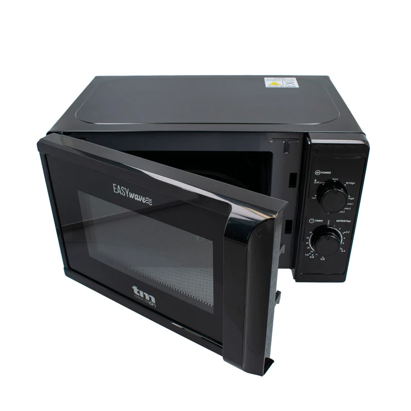 Micro-ondes avec Grill TM Electron Noir 700 W 20 L