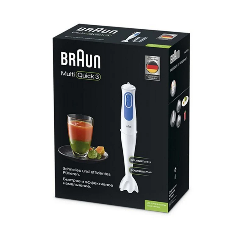 Mixeur Braun MQ 3000 Smoothie Blanc Blanc/Bleu 700 W