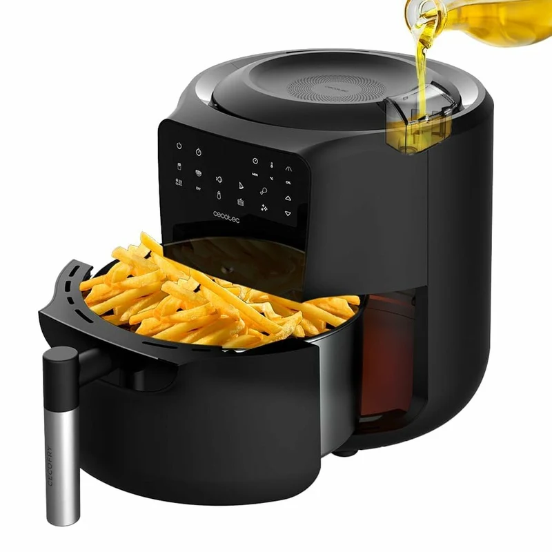 Friteuse à air Cecotec Cecofry Rain 1500 W 1550 W 5,5 L Noir