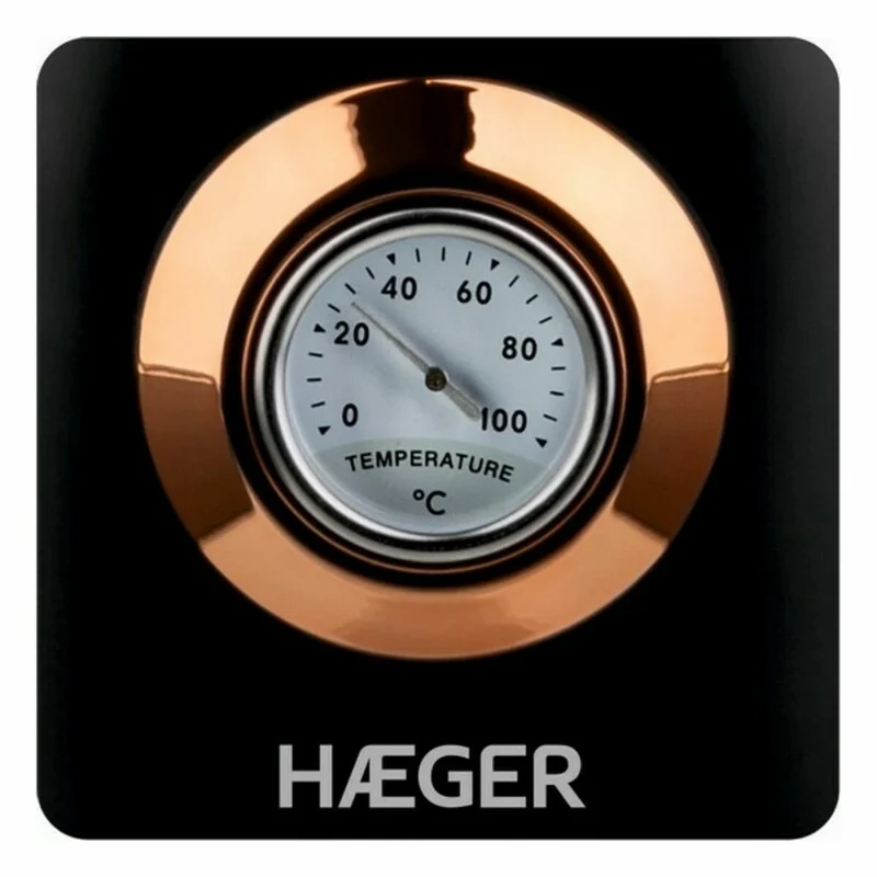 Bouilloire et Bouilloire Électrique Haeger EK-22B.024A Noir Acier inoxydable 2200 W 1,7 L